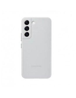 Samsung S22 G901 Leather Cover Light Gray