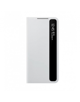 Samsung S21+ Smart Clear View Cover Light Gray