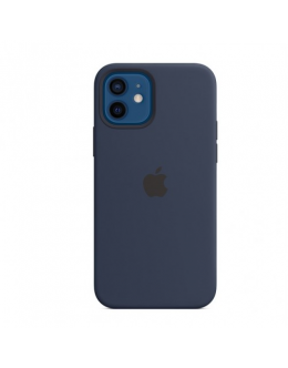 Apple iPhone 12/12 Pro Silicone Case with MagSafe - Deep Navy