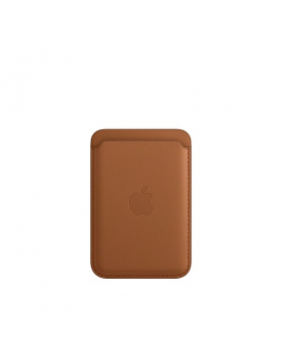 Apple iPhone Leather Wallet with MagSafe - Saddle Brown 