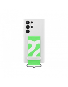 Samsung S22 Ultra S908 Silicone Cover with Strap