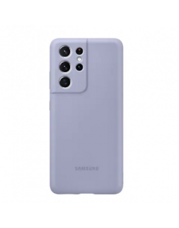 Samsung S21Ultra Silicone Cover Violet