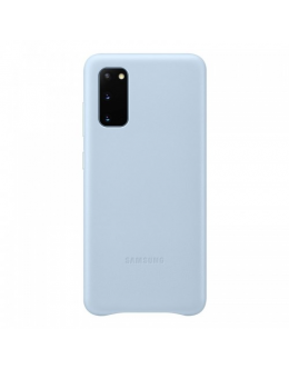 Samsung Galaxy S20 Leather Cover Blue