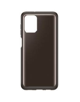 Samsung A12 Soft Clear Cover Black