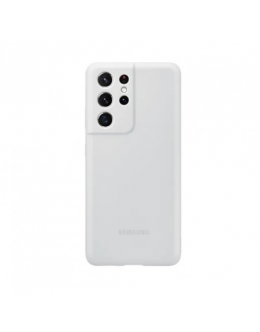 Samsung S21Ultra Silicone Cover Light Gray