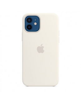 Apple iPhone 12/12 Pro Silicone Case with MagSafe - White