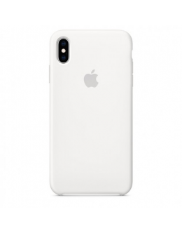 Apple iPhone XS Max Silicone Case - White