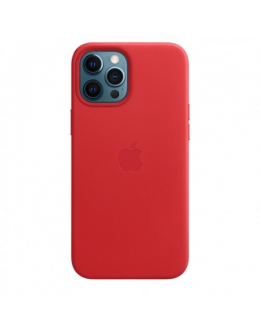 Apple iPhone 12 Pro Max Leather Case with MagSafe - (PRODUCT)RED