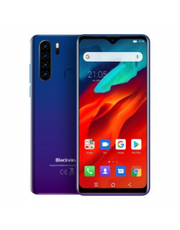 Blackview A80 Plus 6.49 Inch 4GB RAM 64GB ROM NFC Octa Core Face Unlock Fingerprint Quad Rear Camera Dual SIM 4G Smartphone