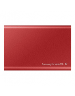 SAMSUNG Portable SSD T7 500GB external USB 3.2 Gen 2 metallic red