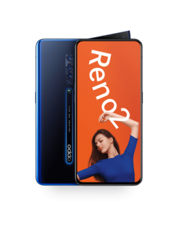 Oppo Reno 2 6.5 Inch 8GB RAM 128GB ROM NFC Fingerprint Face Unlock Quad Rear Camera Dual SIM 4G Smartphone