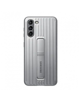 Samsung S21 Protective Standing Cover Light Gray