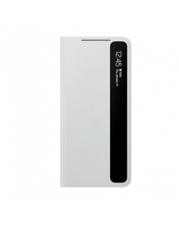 Samsung S21Ultra Smart Clear View Cover Light Gray