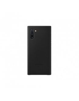 Samsung Note 10 Leather Cover Black