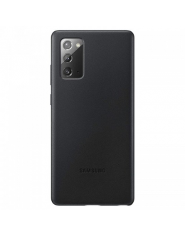 Samsung Note 20 Leather Cover Black