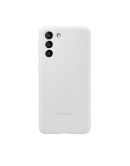 Samsung S21 Silicone Cover Light Gray