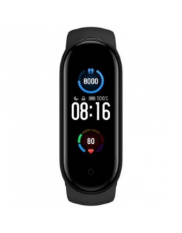 Фитнес гривна Xiaomi Mi Smart Band 6, 1.56", AMOLED дисплей, Черен