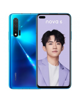 Huawei Nova 6 6.57 Inch 8GB RAM 128GB ROM NFC Fingerprint Face ID Quad Rear AI Camera Dual Selfie Camera Dual SIM 4G Smartphone