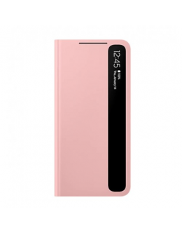 Samsung S21 Smart Clear View Cover Pink