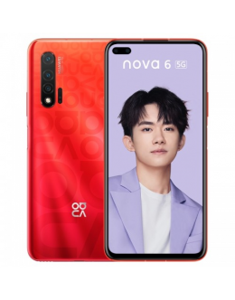 Huawei Nova 6 6.57 Inch 8GB RAM 128GB ROM NFC Fingerprint Face ID Quad Rear AI Camera Dual Selfie Camera Dual SIM 5G Smartphone