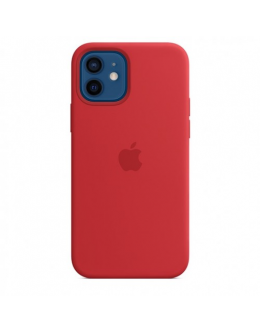 Apple iPhone 12/12 Pro Silicone Case with MagSafe - (PRODUCT)RED