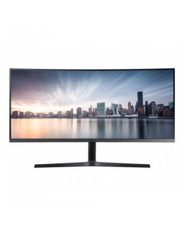 SAMSUNG LC34H890WGRXEN 34inch Curved WQHD 3440x1440 21:9 3000:1 DP/HDMI/USB Type-C Dock 65w USB hub 3 port Height-adjustable Black