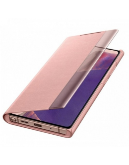 Samsung Note 20 Clear view cover Mystic Bronze