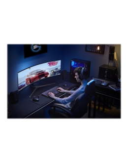 SAMSUNG C49HG90DMU 49inch 32:9 Curved 1800R 3840x1080 VA QLED HDR 1ms MPRT 144Hz HDMIx2 DP Dual hinge height adj stand VESA