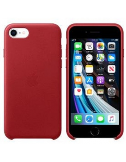 Apple iPhone SE2 Leather Case - (PRODUCT)RED
